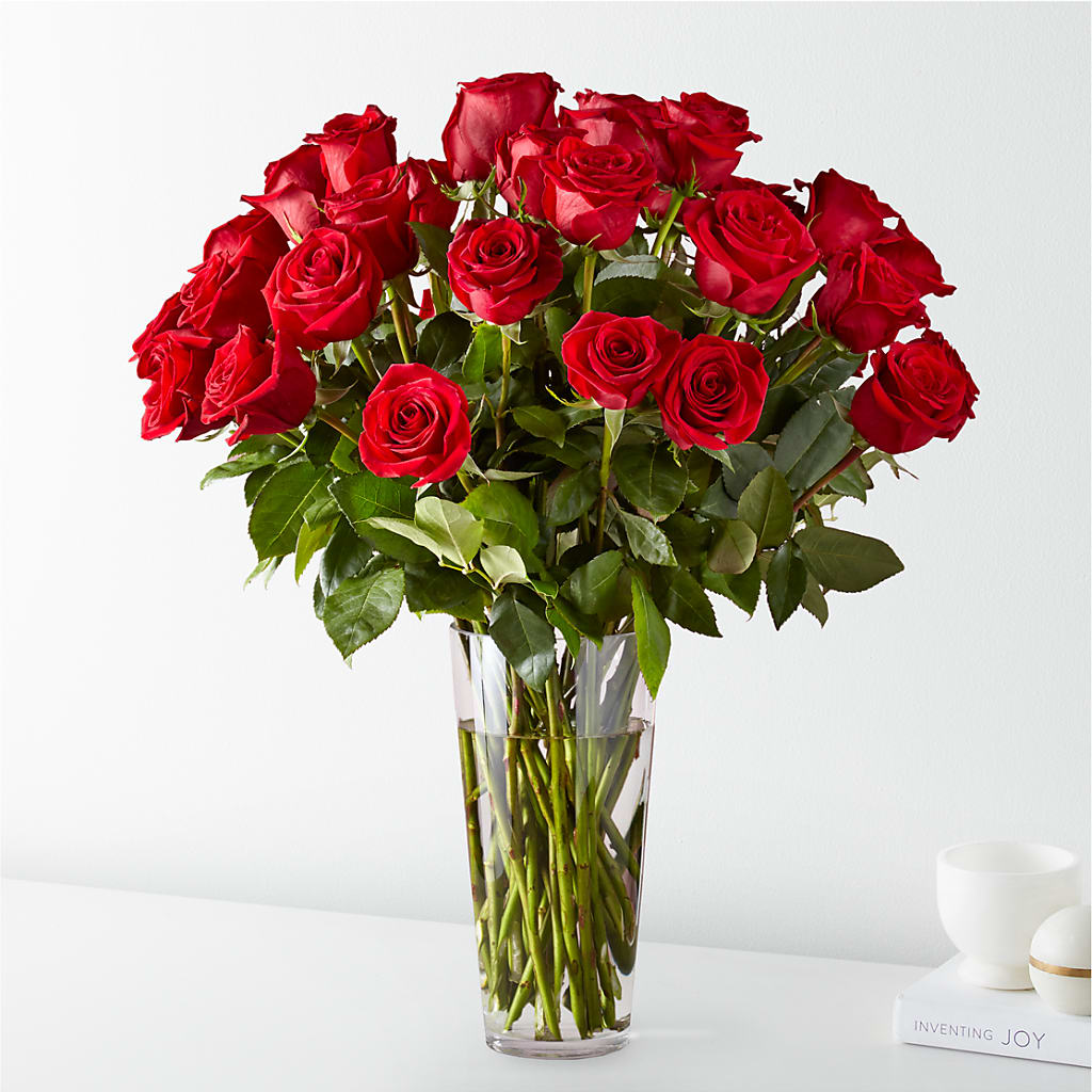 Long Stem Red Rose Bouquet – Our Flower Shop, Gibsonton FL