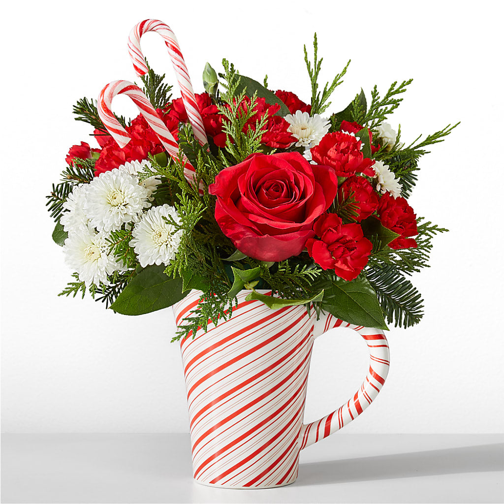 Peppermint Swirl Mug – Our Flower Shop, Gibsonton FL