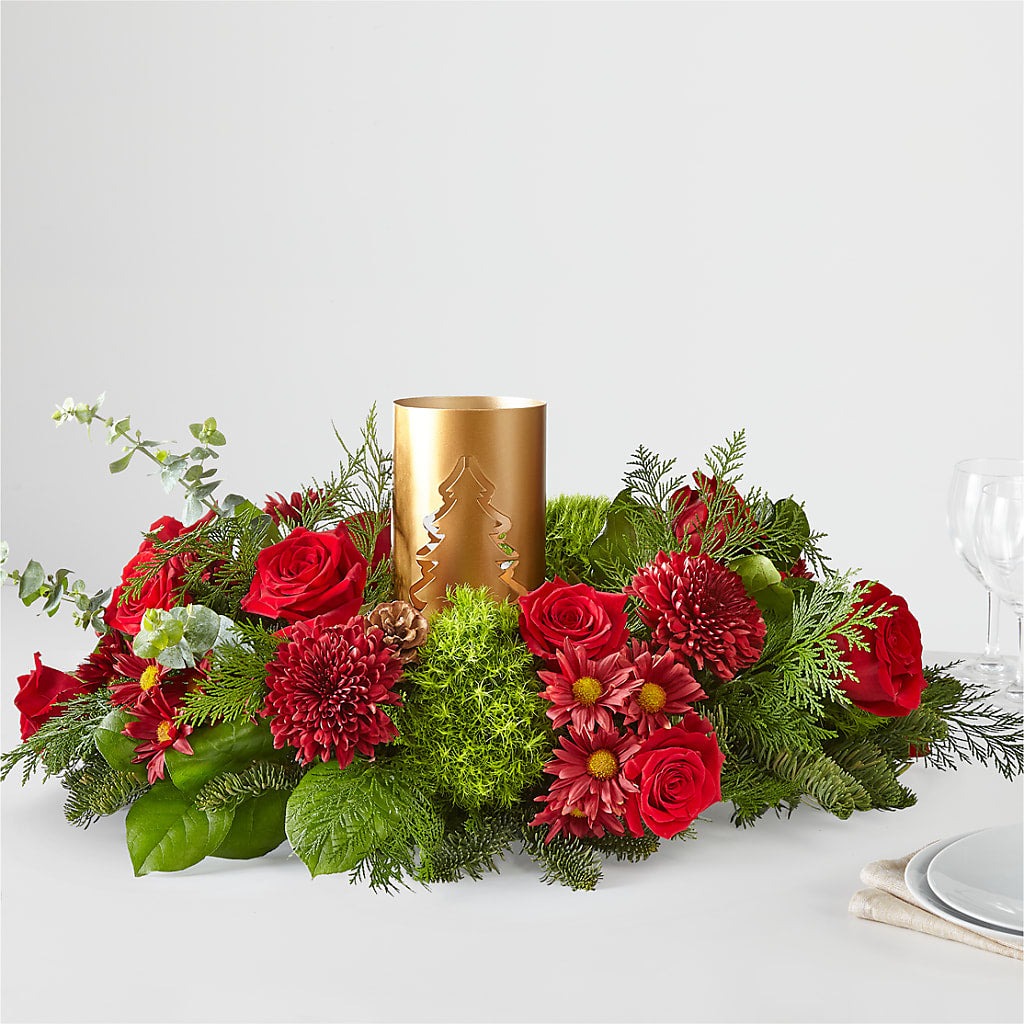 Toast the Season Centerpiece – Our Flower Shop, Gibsonton FL