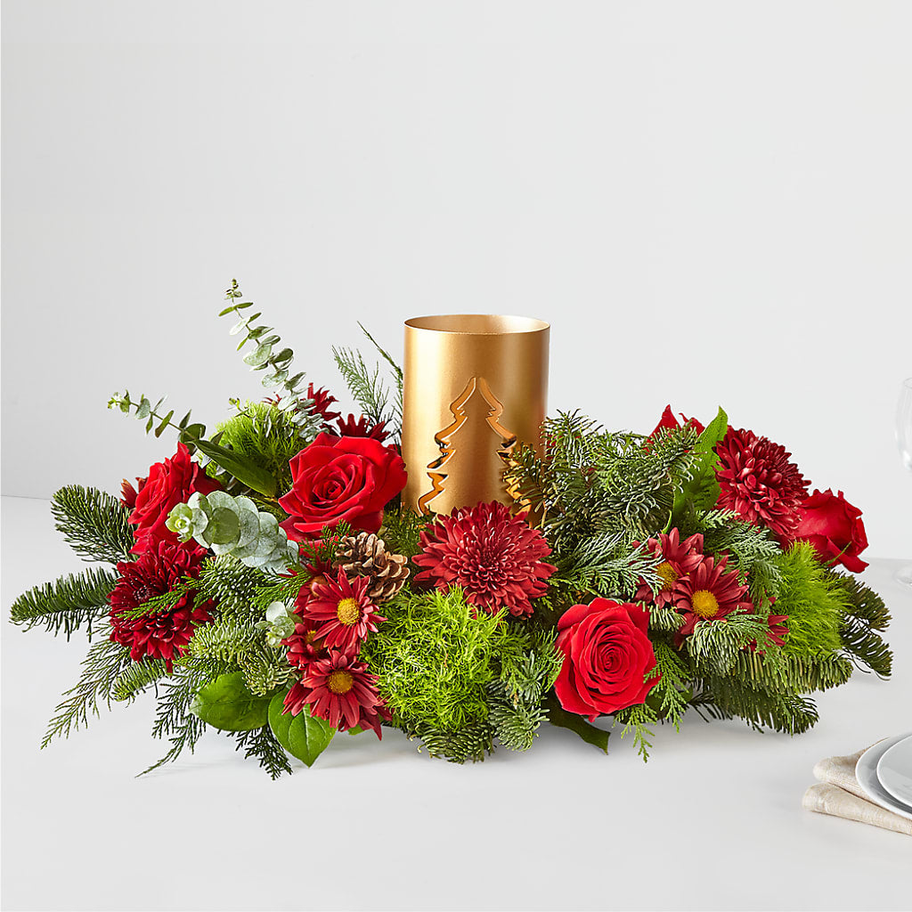 Toast the Season Centerpiece – Our Flower Shop, Gibsonton FL