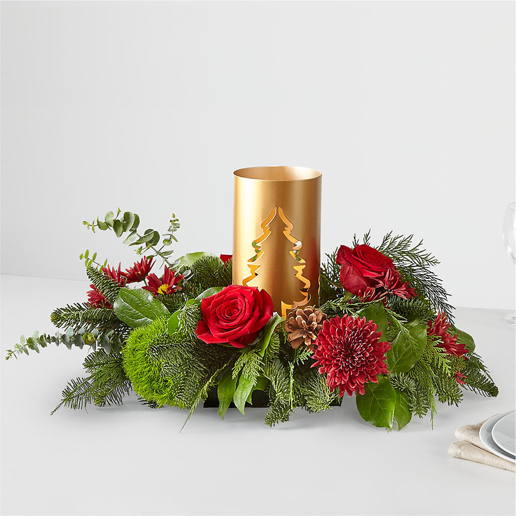 Toast the Season Centerpiece – Our Flower Shop, Gibsonton FL