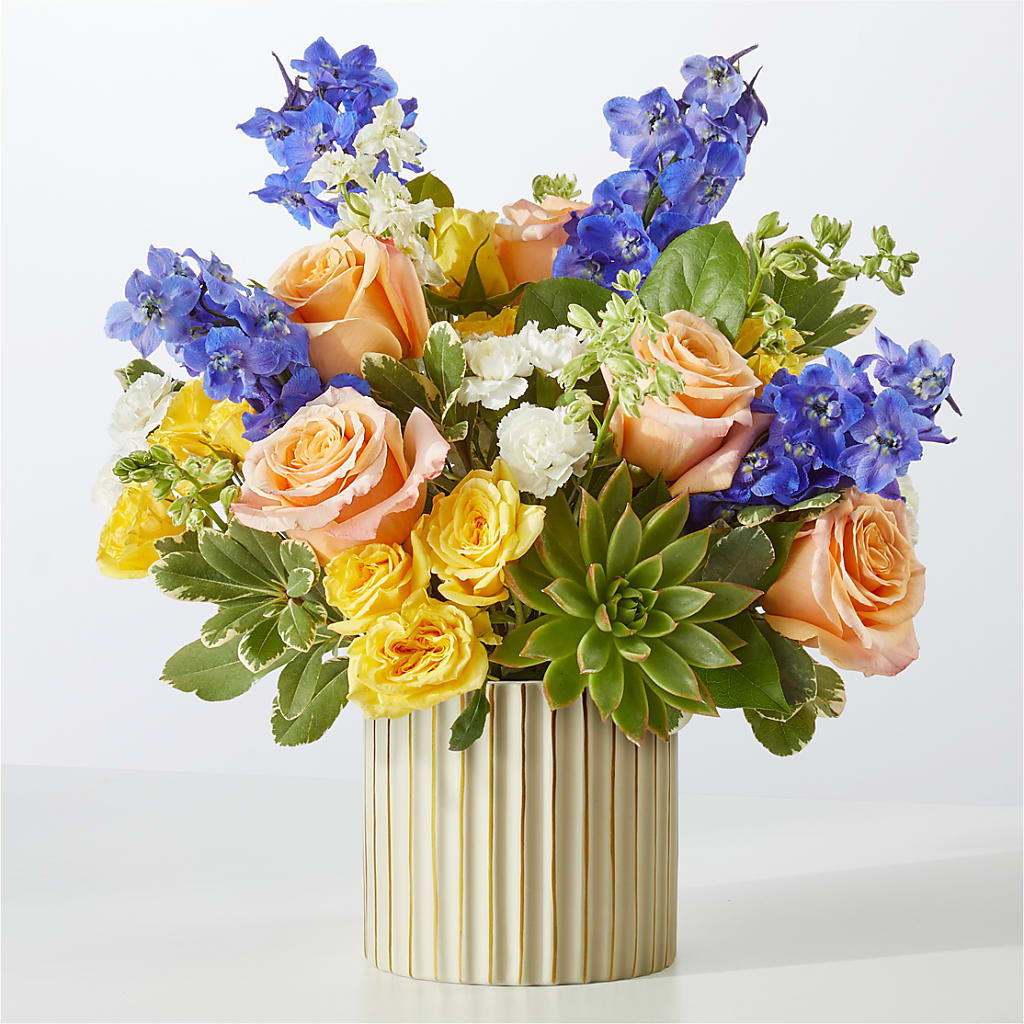 Cobalt Reverie Bouquet – Our Flower Shop, Gibsonton FL