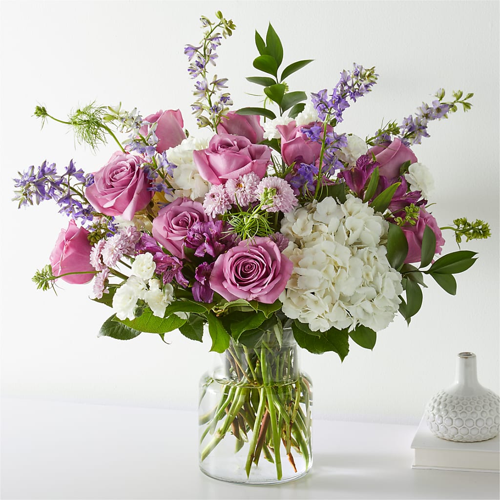 Violet Caress Bouquet – Our Flower Shop, Gibsonton FL
