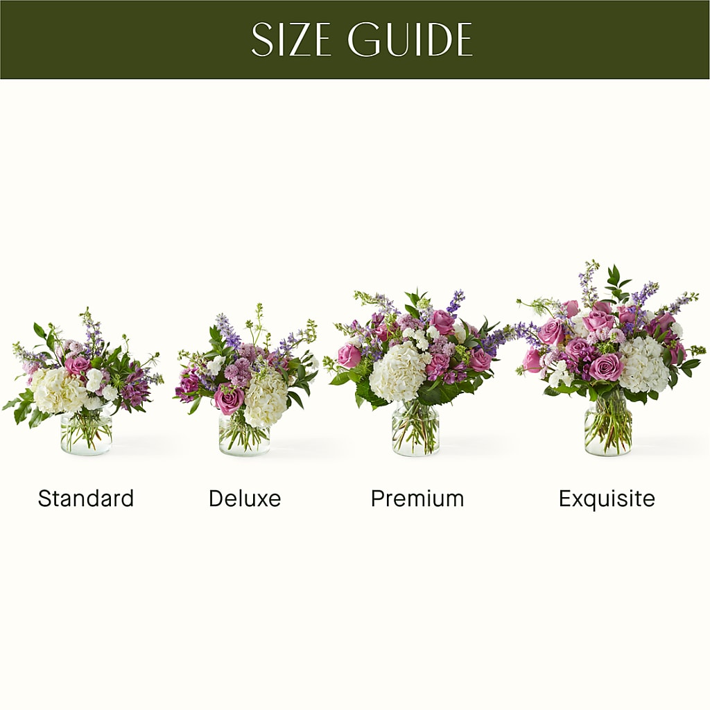 Violet Caress Bouquet – Our Flower Shop, Gibsonton FL