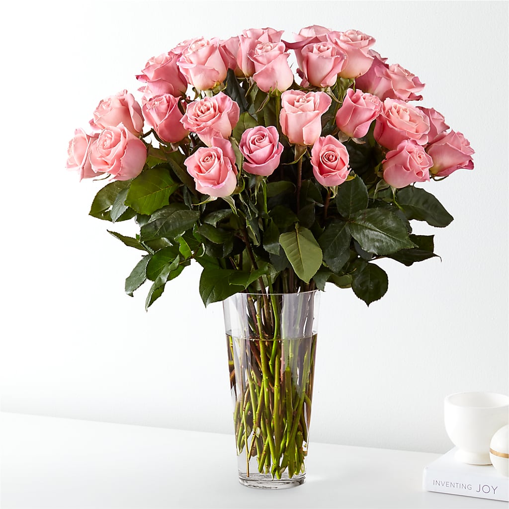Long Stem Pink Rose Bouquet – Our Flower Shop, Gibsonton FL