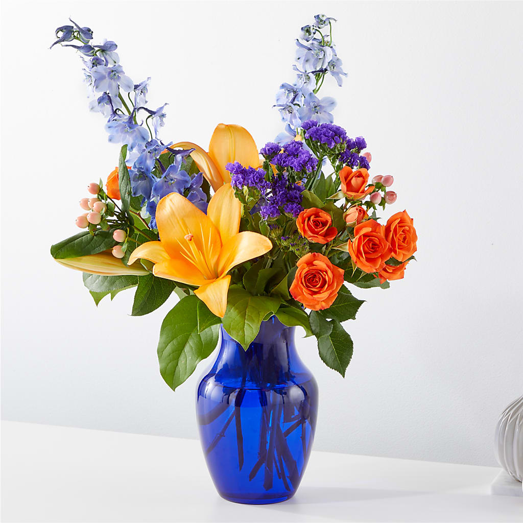 Radiant Citrus Bouquet – Our Flower Shop, Gibsonton FL