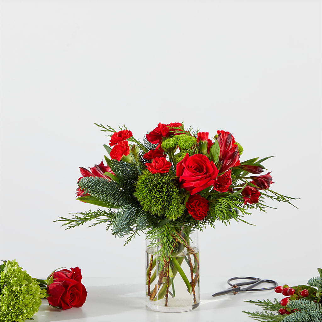 Merry Moment Bouquet – A Florist Original – Our Flower Shop, Gibsonton FL