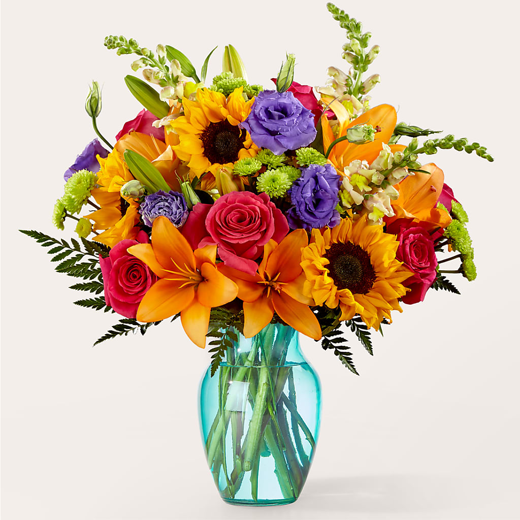 Double Rainbow Bouquet – Our Flower Shop, Gibsonton FL