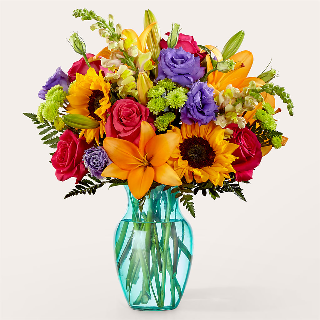 Double Rainbow Bouquet – Our Flower Shop, Gibsonton FL