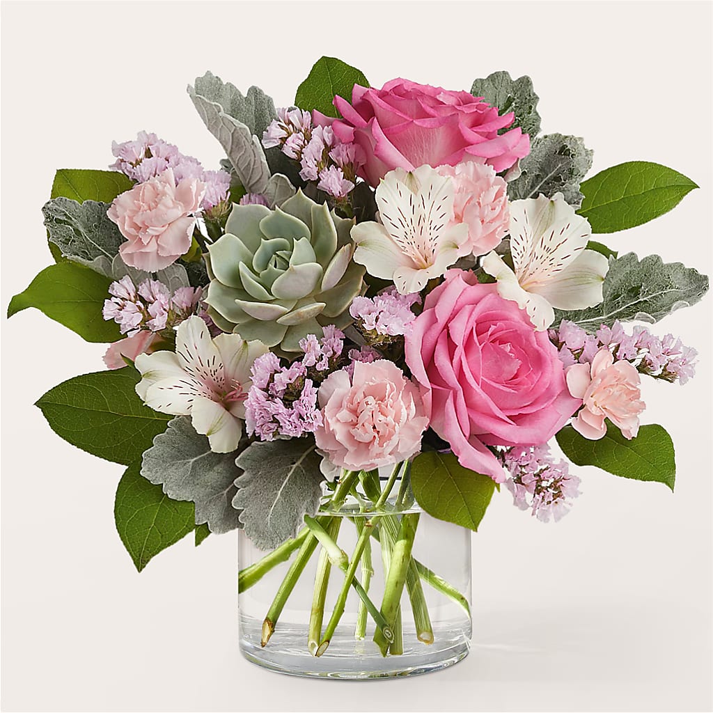 Dusty Rose Bouquet – Our Flower Shop, Gibsonton FL