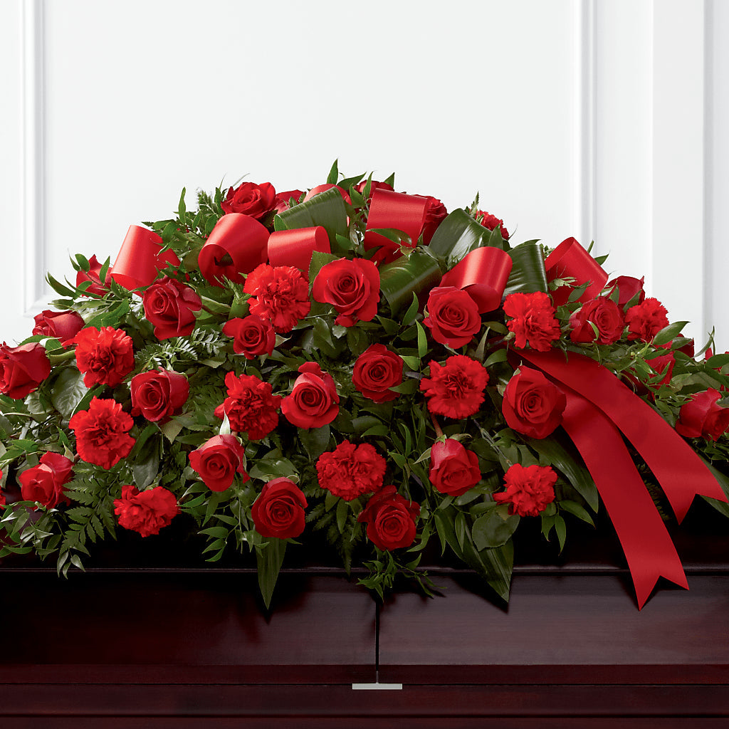Tribute of Life Casket Spray – Our Flower Shop, Gibsonton FL