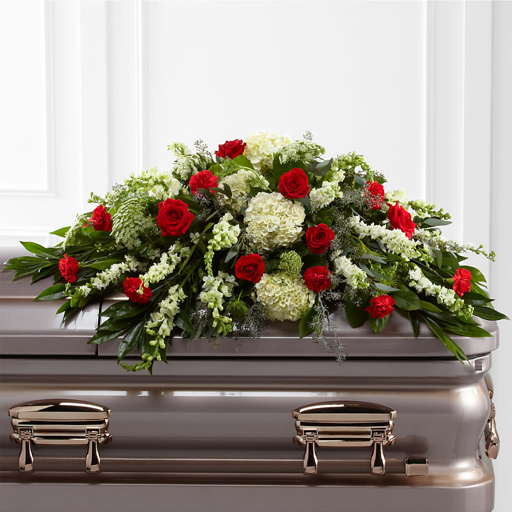 Sincerity Casket Spray – Our Flower Shop, Gibsonton FL