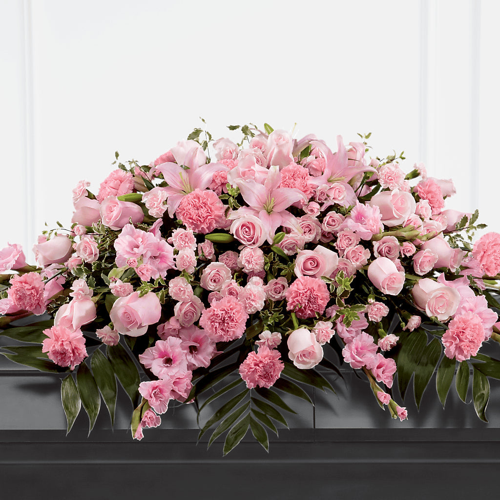 Garden of Comfort Casket Spray (Standard) – Our Flower Shop, Gibsonton FL