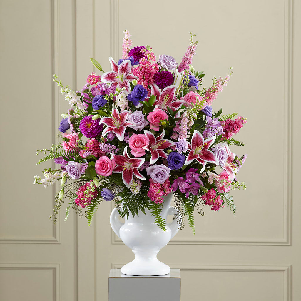 Peaceful Tribute Arrangement – Our Flower Shop, Gibsonton FL