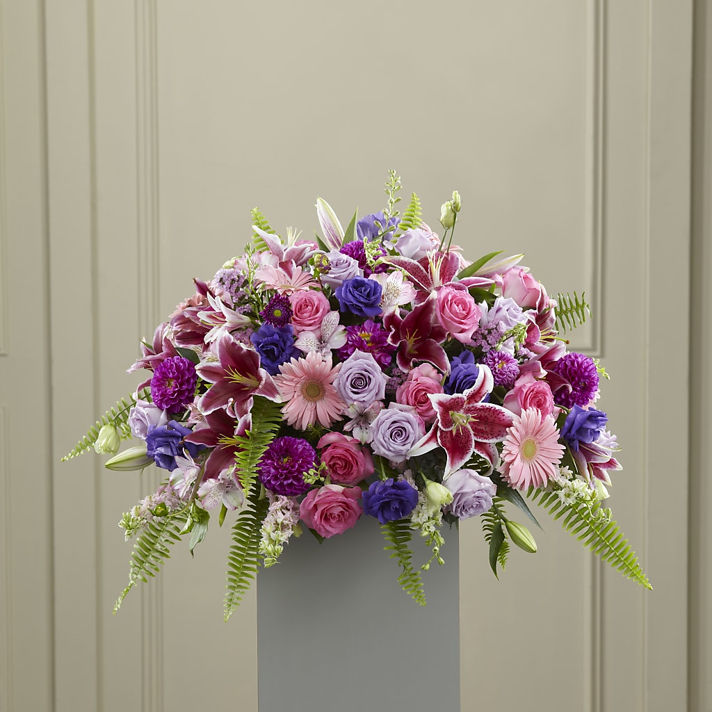 Fare Thee Well Pedestal – Our Flower Shop, Gibsonton FL
