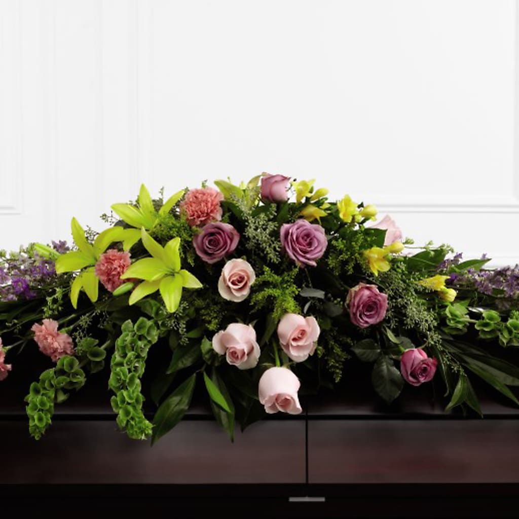 Forever Beloved Casket Spray – Our Flower Shop, Gibsonton FL