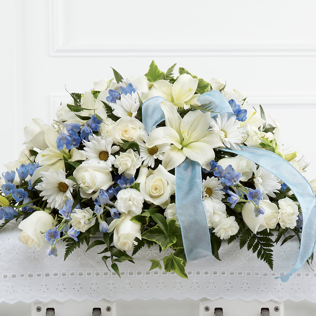 Tender Treasure Casket Spray – Our Flower Shop, Gibsonton FL