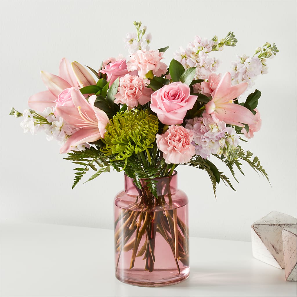Pretty in Pink Bouquet – Our Flower Shop, Gibsonton FL