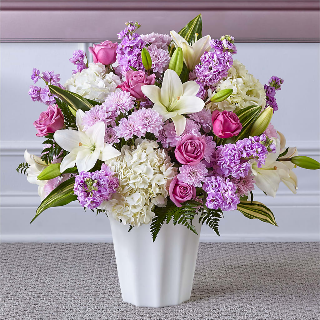 Heaven Sent Floor Basket – Our Flower Shop, Gibsonton FL