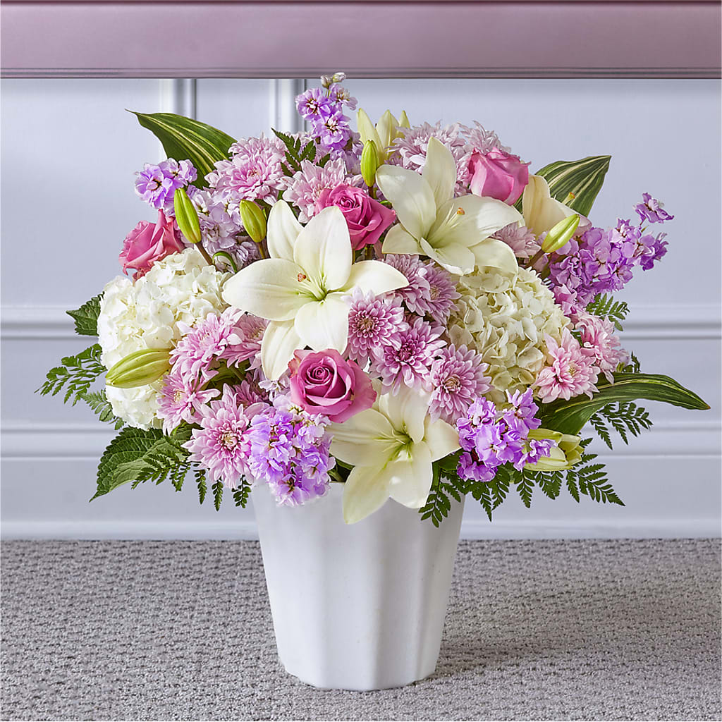 Heaven Sent Floor Basket – Our Flower Shop, Gibsonton FL