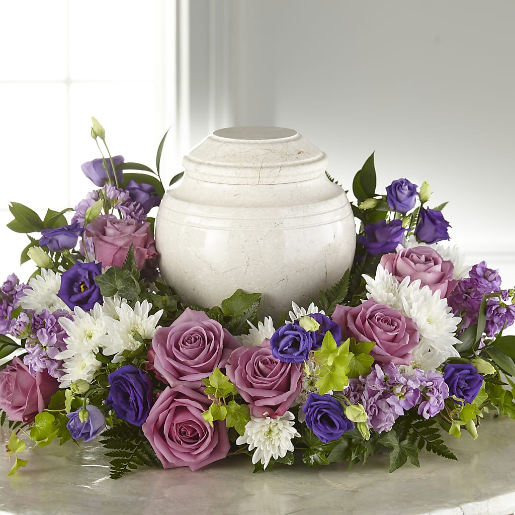 Blooming Sympathy Cremation Adornment – Our Flower Shop, Gibsonton FL