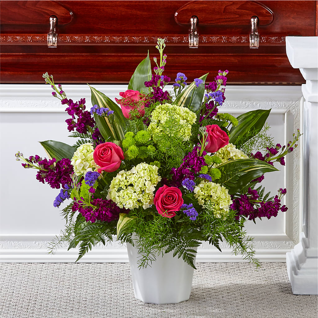 Beautiful Horizons Floor Basket – Our Flower Shop, Gibsonton FL