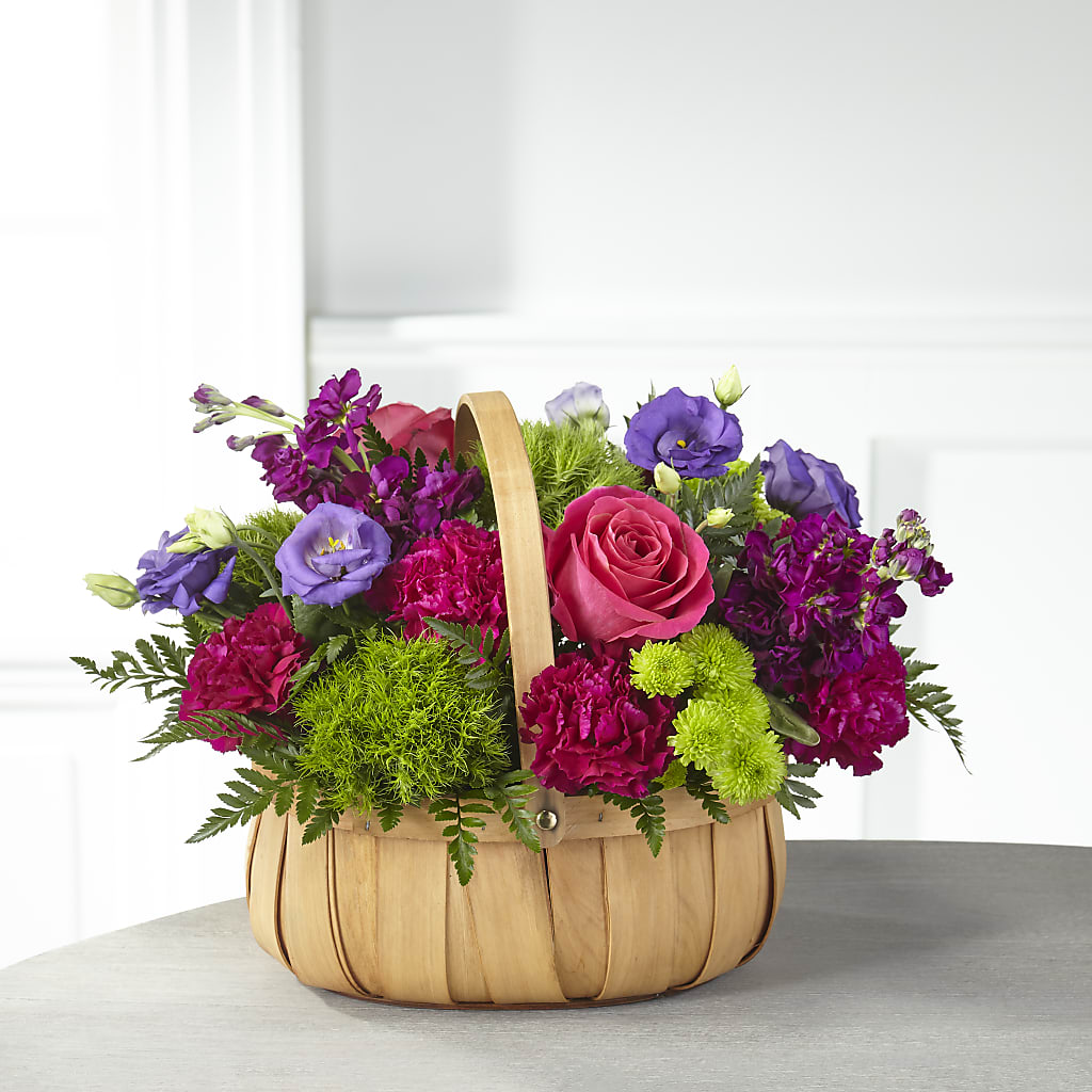 Serene Sanctuary Basket – Our Flower Shop, Gibsonton FL