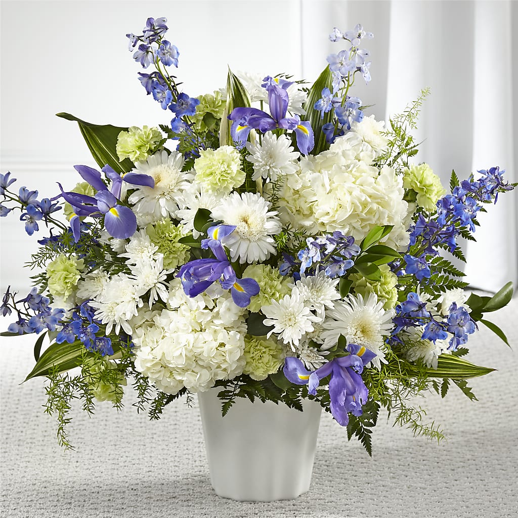 Soft Serenity Floor Basket – Our Flower Shop, Gibsonton FL