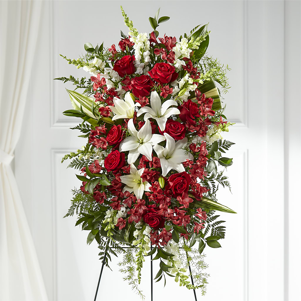 Everlasting Memory Standing Spray – Our Flower Shop, Gibsonton FL