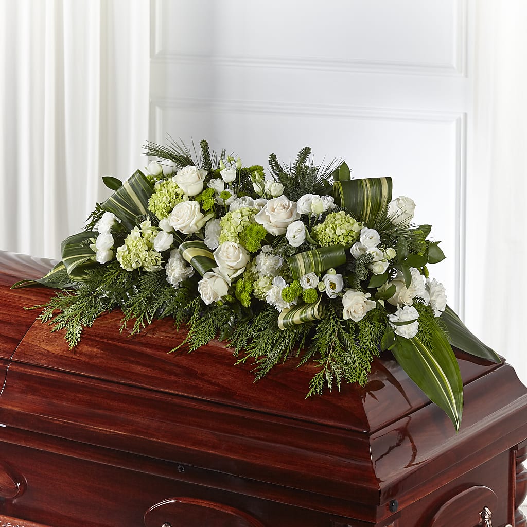 Hopeful Gesture Casket Spray – Our Flower Shop, Gibsonton FL