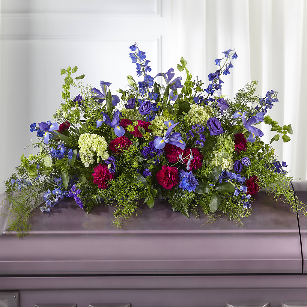 Always Treasured Casket Spray – Our Flower Shop, Gibsonton FL
