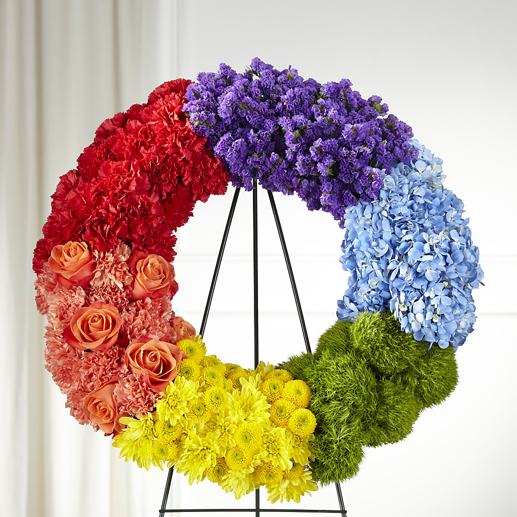 Circle of Love Wreath – Our Flower Shop, Gibsonton FL