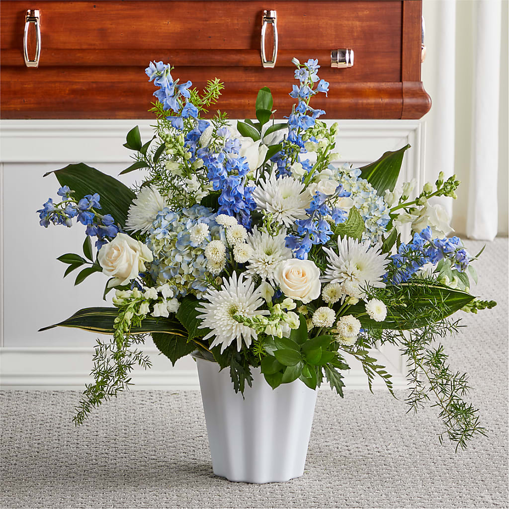 Everlasting Memories Floor Basket – Our Flower Shop, Gibsonton FL
