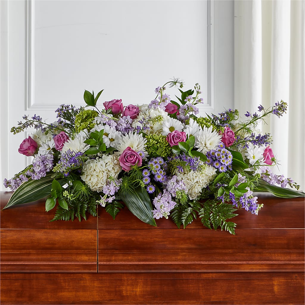 Meadows of Serenity Casket Spray – Our Flower Shop, Gibsonton FL