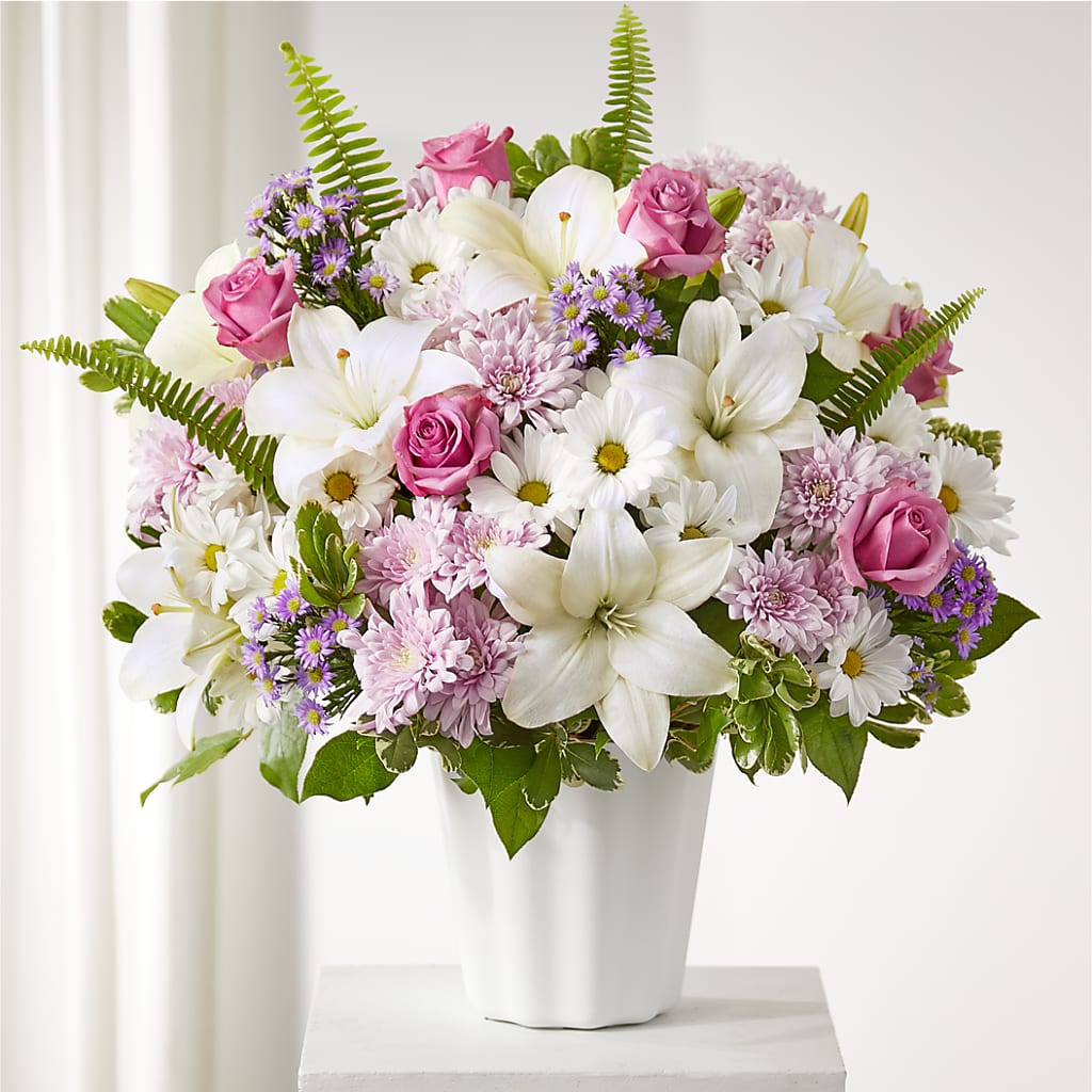Warmest Thoughts Tabletop Basket – Our Flower Shop, Gibsonton FL