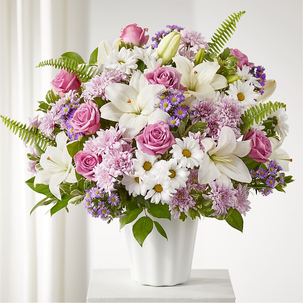 Warmest Thoughts Tabletop Basket – Our Flower Shop, Gibsonton FL