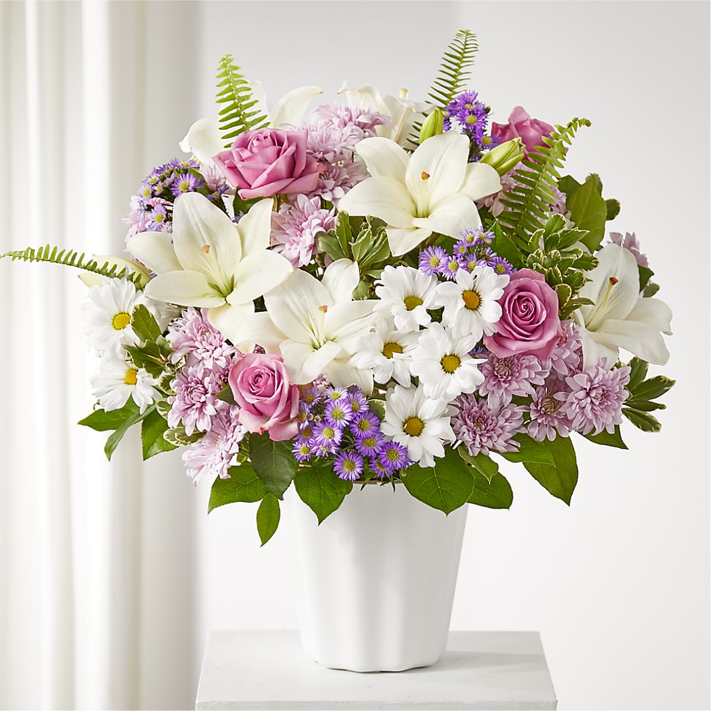 Warmest Thoughts Tabletop Basket – Our Flower Shop, Gibsonton FL