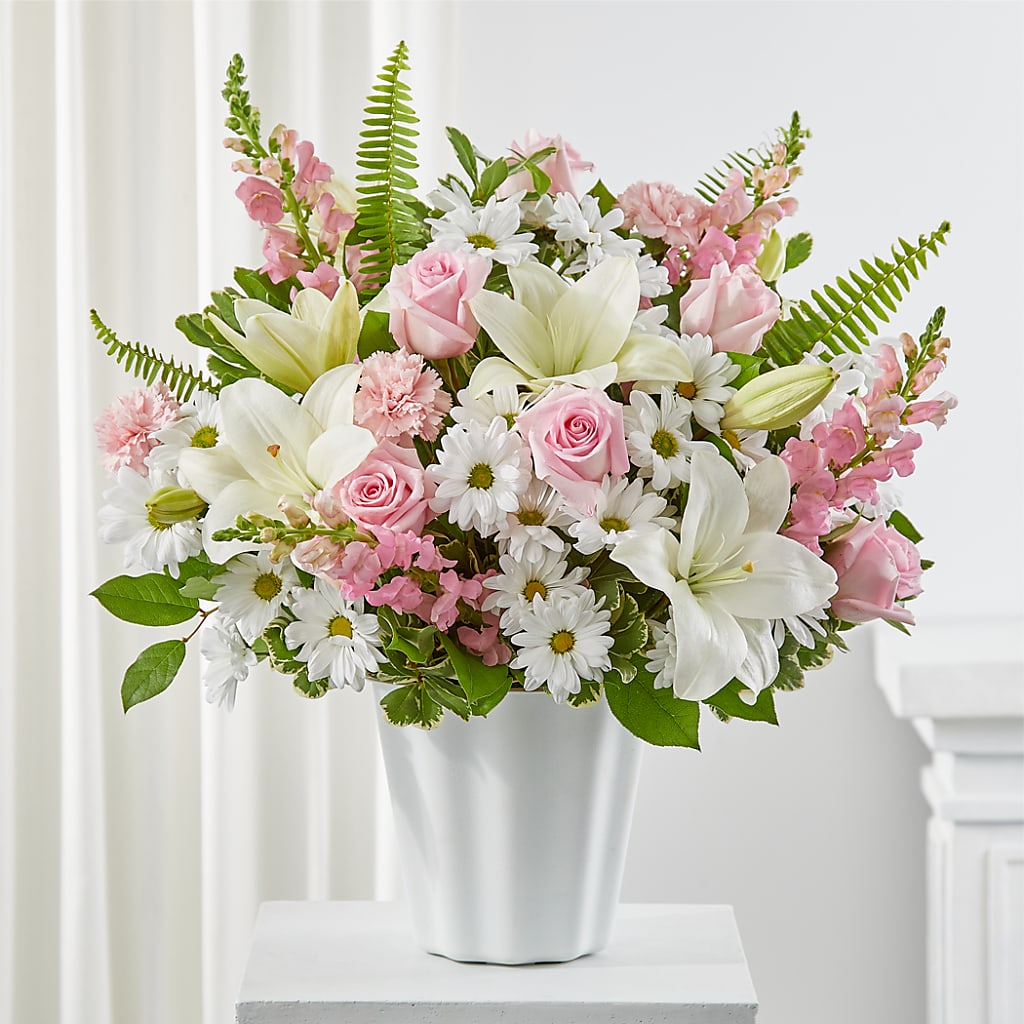 Soft Touch Tabletop Basket – Our Flower Shop, Gibsonton FL