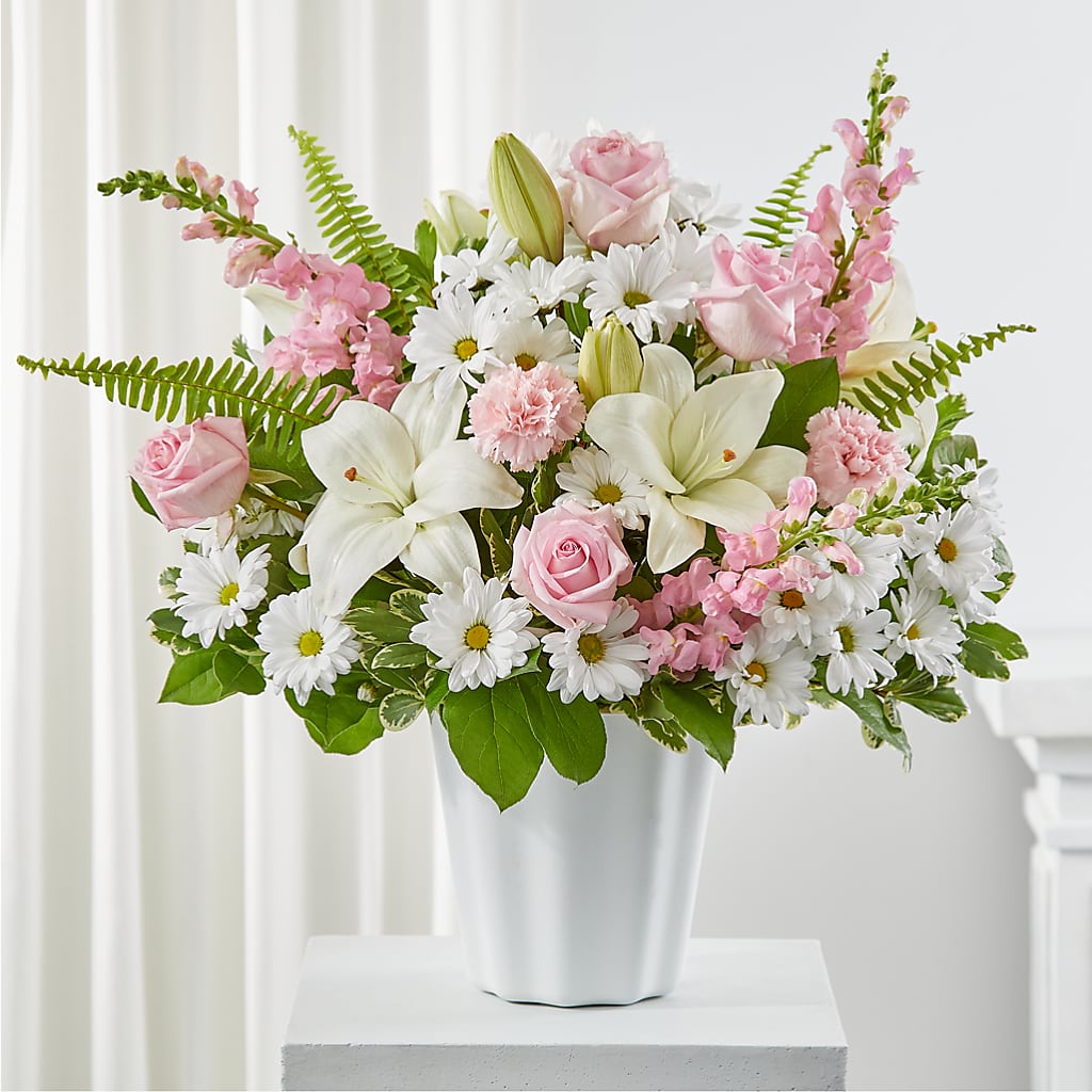 Soft Touch Tabletop Basket – Our Flower Shop, Gibsonton FL