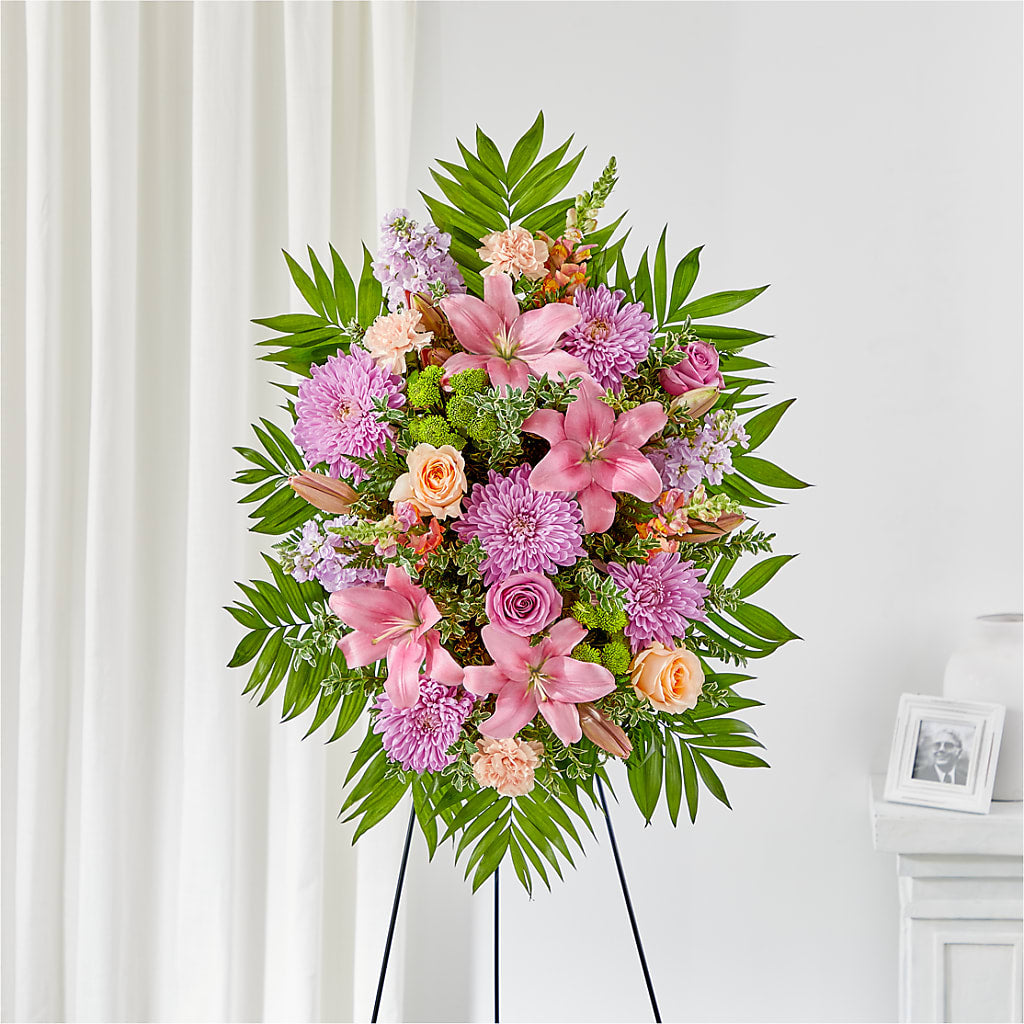 Love & Light Standing Spray – Our Flower Shop, Gibsonton FL