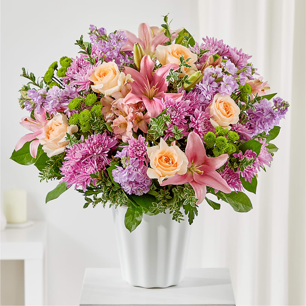 Supportive Embrace Tabletop Basket – Our Flower Shop, Gibsonton FL
