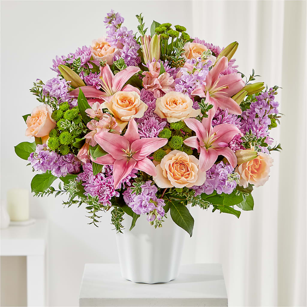 Supportive Embrace Tabletop Basket – Our Flower Shop, Gibsonton FL