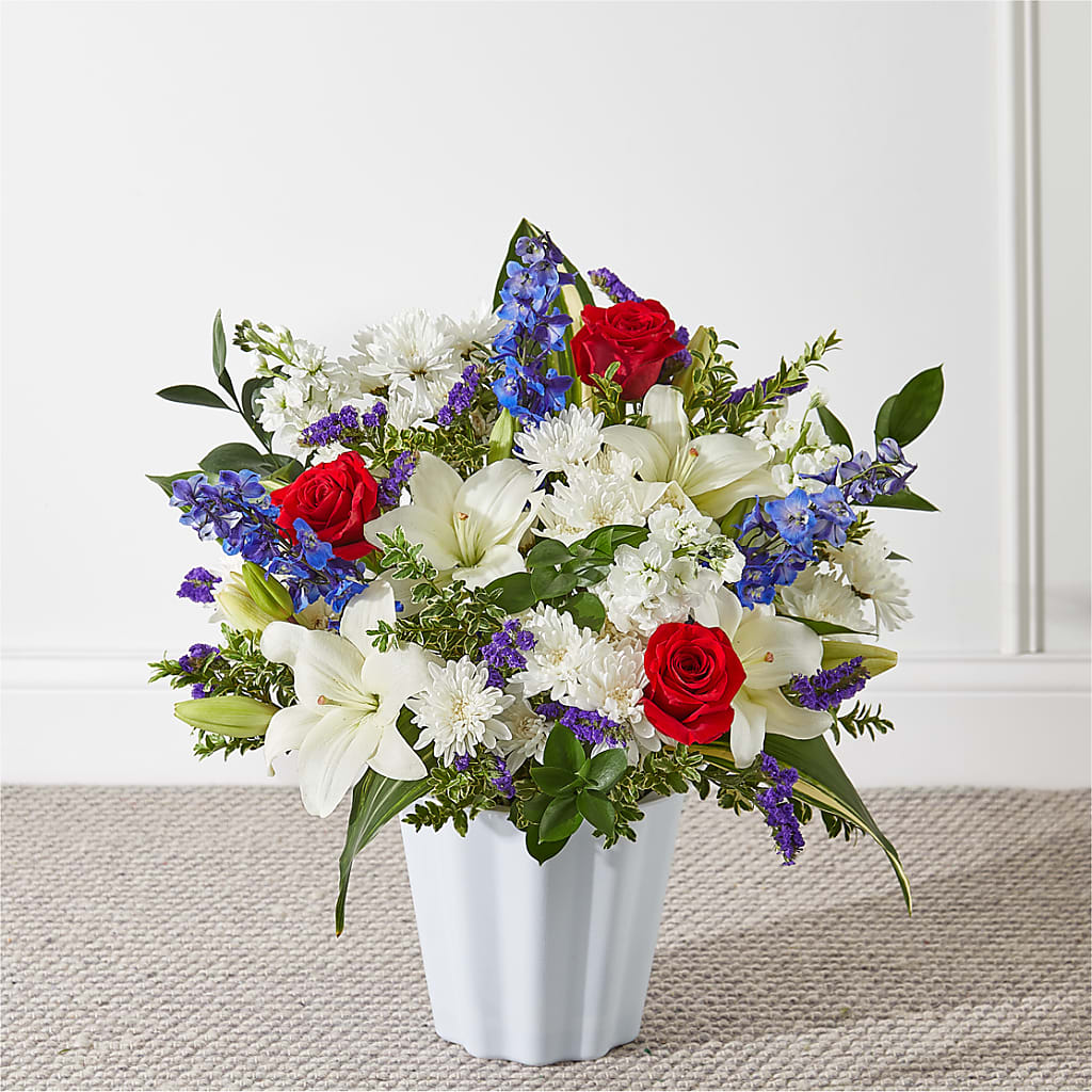 Consoled Floor Basket – Our Flower Shop, Gibsonton FL