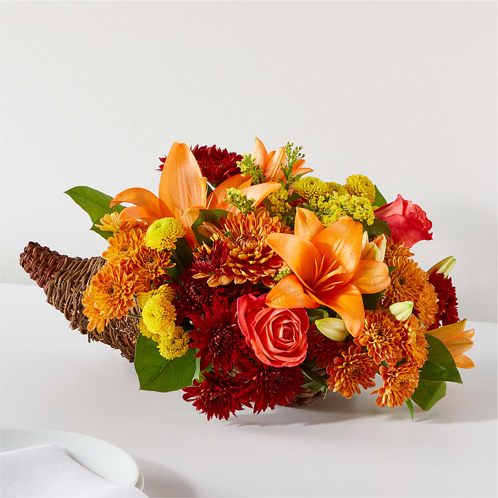 Bouquet of Blessings Cornucopia – Our Flower Shop, Gibsonton FL