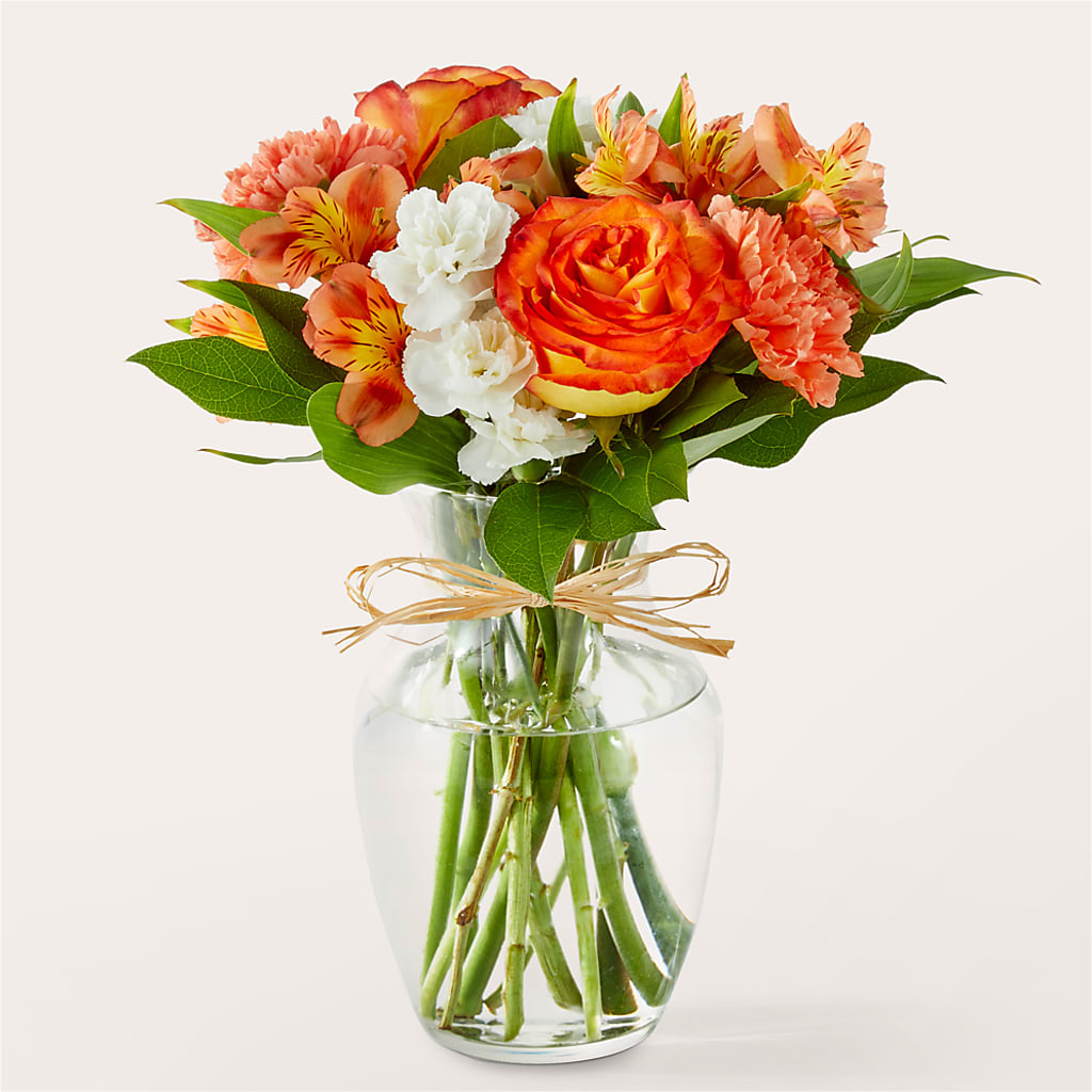 Apricot Glow Bouquet – Our Flower Shop, Gibsonton FL