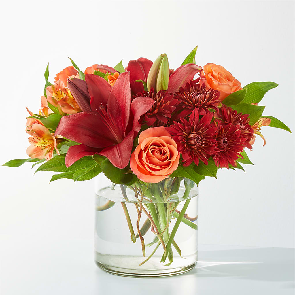 Crimson Leaves Bouquet – Our Flower Shop, Gibsonton FL