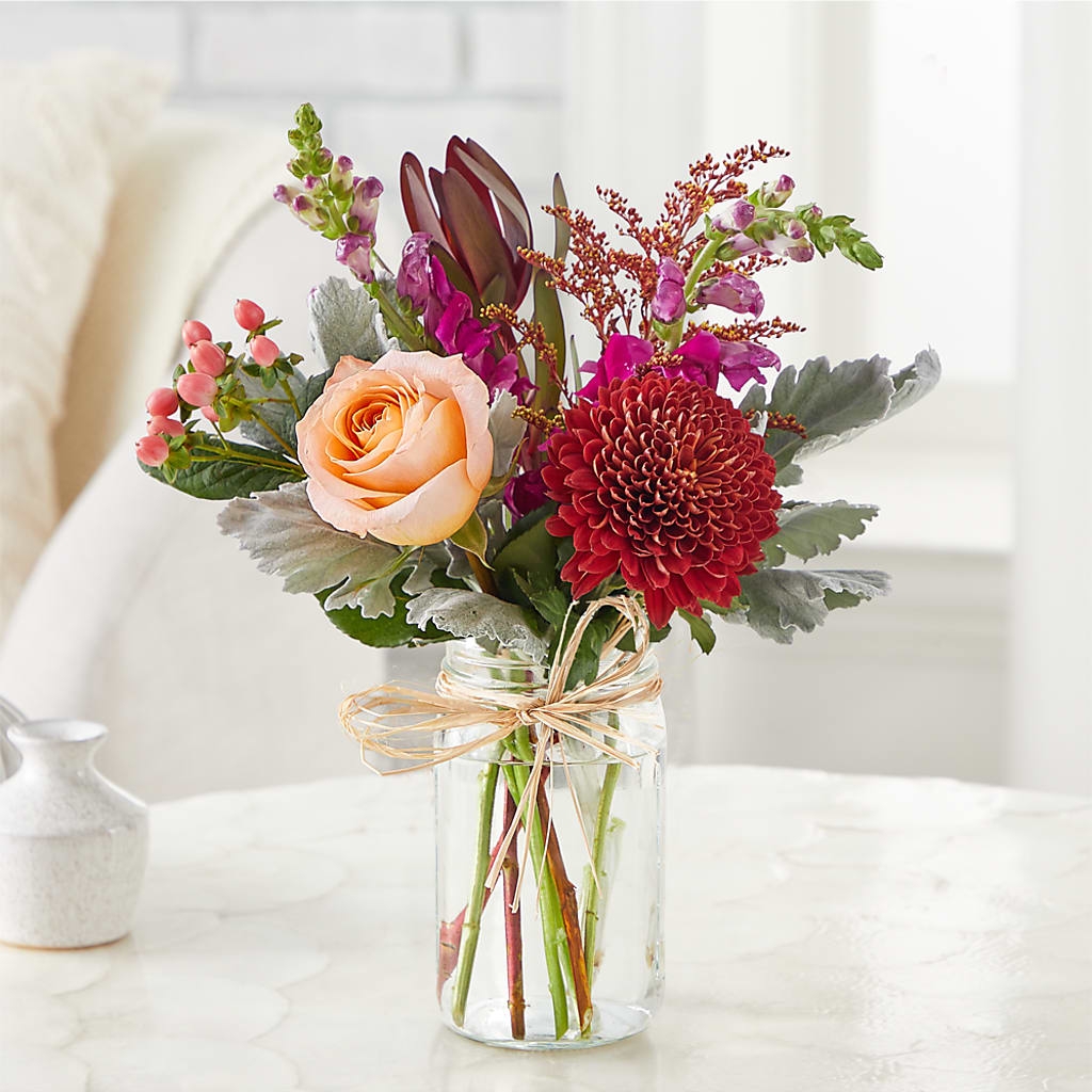 Moody Hues Bouquet – Our Flower Shop, Gibsonton FL