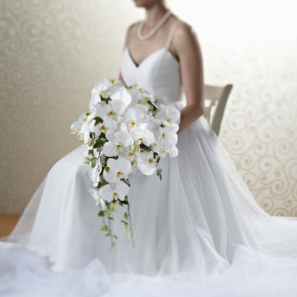 Classic White Bouquet – Our Flower Shop, Gibsonton FL