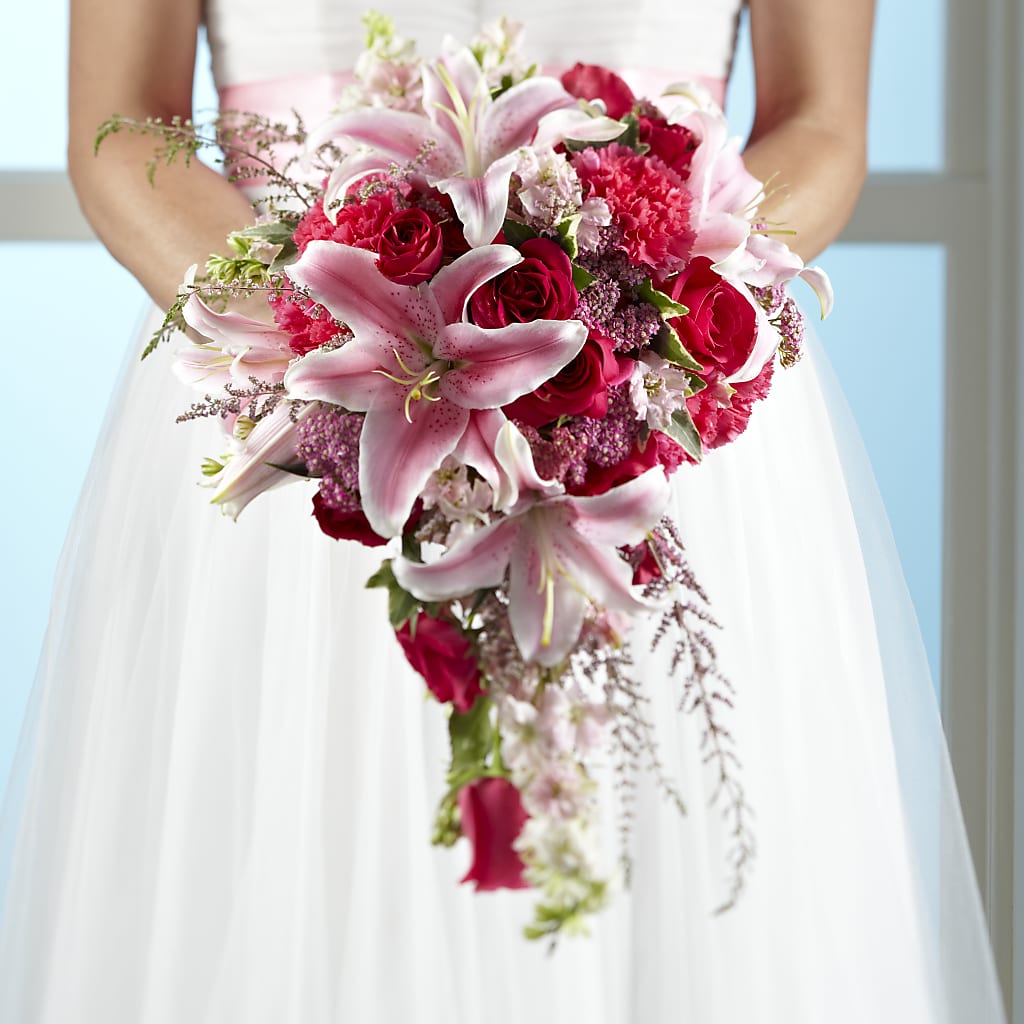 Lily & Rose Bouquet – Our Flower Shop, Gibsonton FL