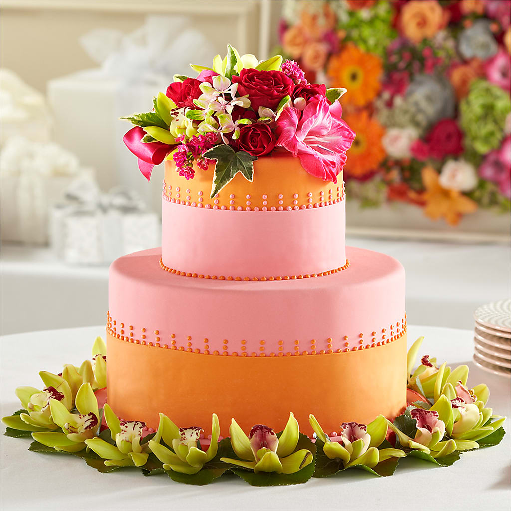 Sweet Citrus Cake Decor – Our Flower Shop, Gibsonton FL
